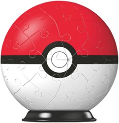 3D puzzel Ravensburger Pokemon Pokeball 54 stuks