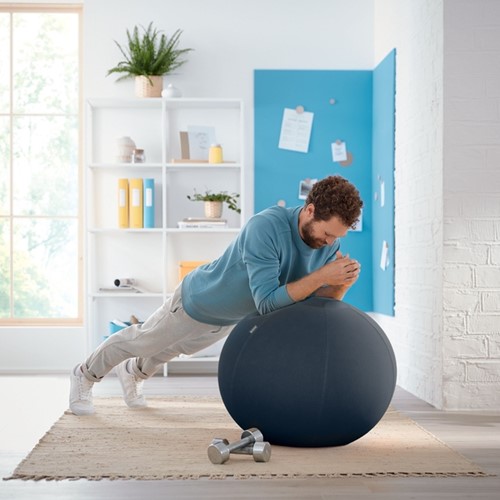 Actieve zitbal Leitz Ergo Cosy grijs-5