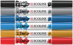 Duotip Talens Ecoline set à 6 stuks stadslandschap