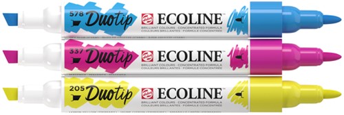 Duotip marker Ecoline primair set 3 kleuren-2