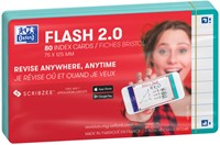Flashcard Oxford 2.0 75x125mm 80vel 250gr lijn mint-2