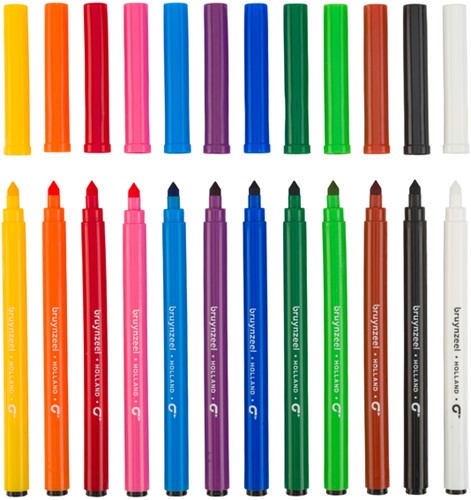 Kleurstift Bruynzeel Teens Superpoint set à 12 kleuren-3