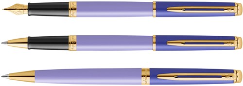 Balpen Waterman Hémisphère Colour Blocking purple GT medium-2