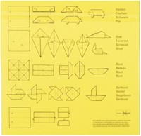 Vouwkartons vierkant 16x16cm 105gram assorti 40 vel-1