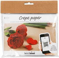 Hobbyset Crêpepapier Anjers Creotime Rozen mini