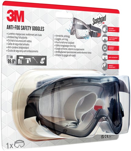 Ruimzichtbril 3M anti-fog Safety krasbestendig-3