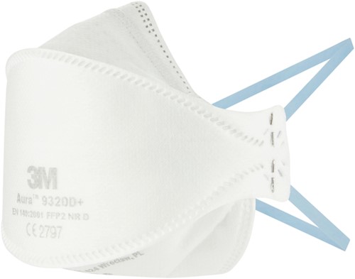 Stofmasker 3M Aura FFP2 KN95 zonder ventiel 3 stuks wegwerp-5