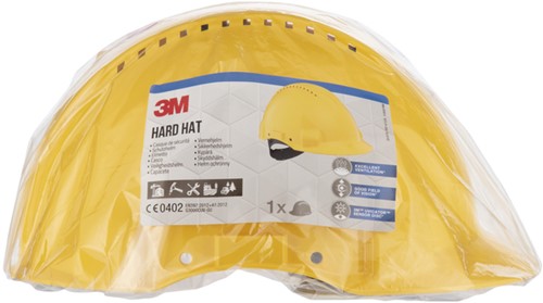 Veiligheidshelm 3M 53-62cm met pinverstelling geel-2