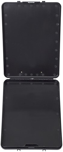 Klembordkoffer MAUL slim A4 staand met opbergvak topopening PP zwart-2