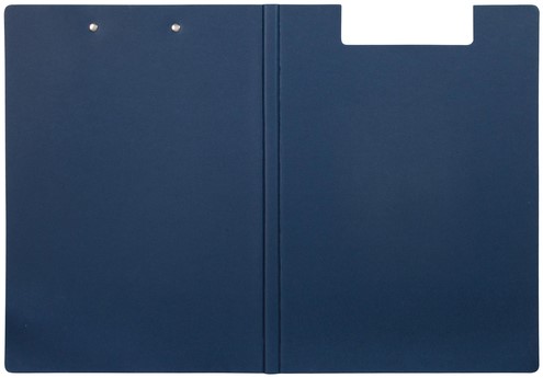 Klembordmap MAULbalance A4 versterkt karton rug 8mm blauw-1