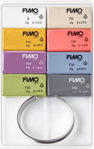 Klei Fimo soft  colour pak à 12 trend kleuren-2