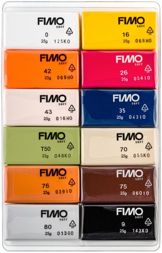 Klei Fimo soft colour pak à 12 natuurlijke kleuren-2