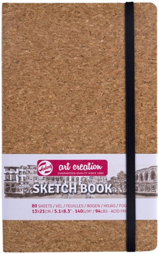Schetsboek Talens Art Creation kurk 13x21cm 140gr 80vel