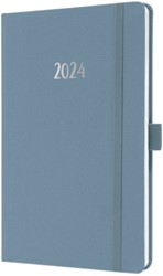 Agenda 2024 Sigel Jolie Feel A5 7dagen/2pagina's powder blue