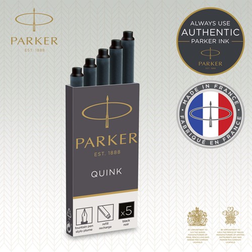 Inktpatroon Parker Quink blauw-zwart-2