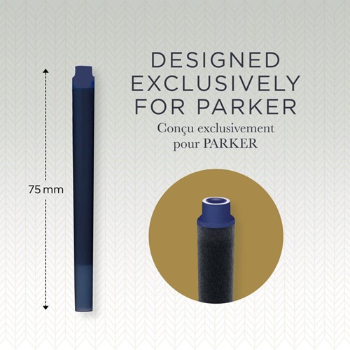 Inktpatroon Parker Quink blauw-zwart-1