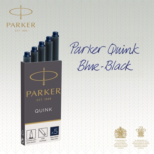Inktpatroon Parker Quink blauw-zwart-4