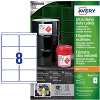 Etiket Avery B3427-50 105x74mm polyethyleen wit 400stuks-2