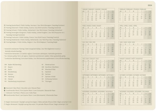 Agenda 2024 Sigel Conceptum A5 1dag/1pagina zwart-2