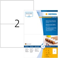 Etiket HERMA 10774 210x148mm weerbestendig wit 160stuks