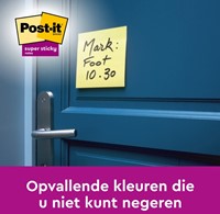 Memoblok Post-it 622 Super Sticky 47,6x47,6mm geel-3