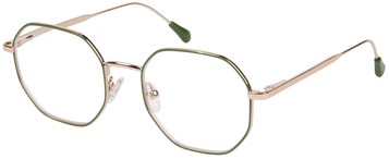 Leesbril I Need You Yoko +3.0 dpt groen-goud-2