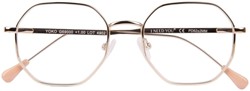 Leesbril I Need You Yoko +2.5 dpt goud