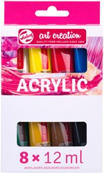 Acrylverf Talens Art Creation 12ml set à 8 kleuren