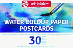 Aquarelverfpapier Talens Art Creation 30 vel 200gr 148x105mm blauw