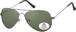 Zonnebril Montana Staal G15 groen met polarized glas