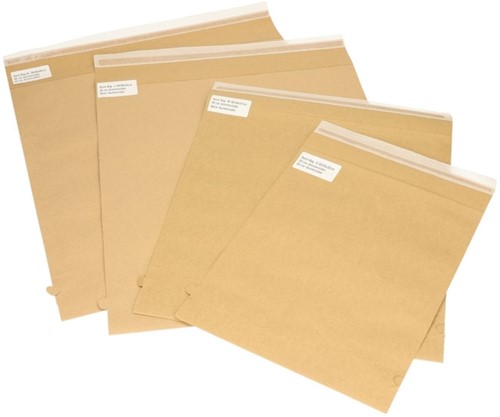 Verzendverpakking IEZZY Sendbag 38/42 x 44 + 9,5 cm bruin-2