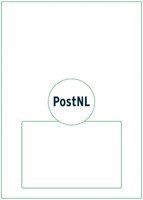 Etiket Post NL IEZZY A4 1.000 vel 150x100 mm 1000 labels