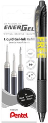 Navulling Pentel gelschrijver Energel LR7 zwart