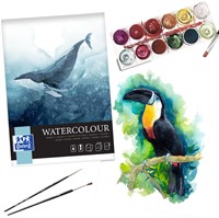 Tekenblok Oxford Watercolour A4 spiraal 10vel 300gr-2