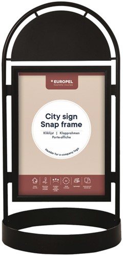 Stoepbord Europel City Sign Kliklijst 500x700mm