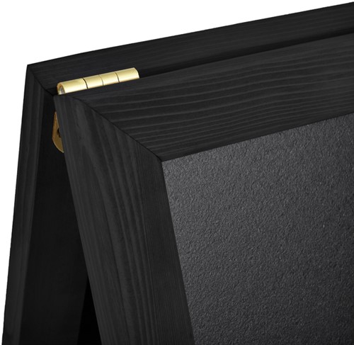 Krijt stoepbord Europel 660x1040mm DELUX zwart-1
