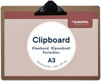 Klembord Europel A3 liggend hout-2