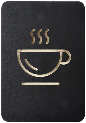 Pictogram Europel koffie zwart