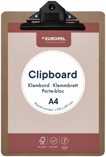 Klembord Europel A4 staand hout-2