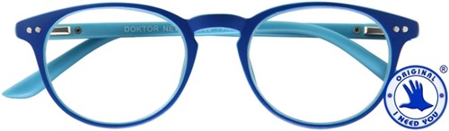 Leesbril I Need You Dokter New +1.00 dpt blauw