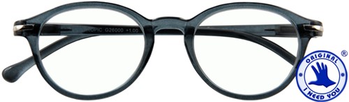 Leesbril I Need You Tropic +3.00 dpt grijs