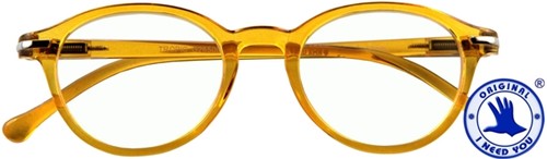 Leesbril I Need You Tropic +2.00 dpt geel