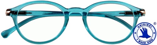 Leesbril I Need You Tropic +2.00 dpt turquoise