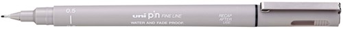 Fineliner Uni-ball Pin 0,5mm lichtgrijs