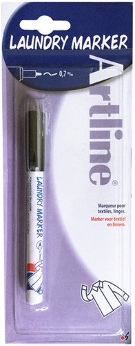 Viltstift Artline 750 textiel zwart
