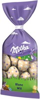 Chocolade Milka paaseitjes wit zak à 12/13 stuks