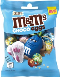 Chocolade M&M's Choco Eggs crispy zak à 15 stuks