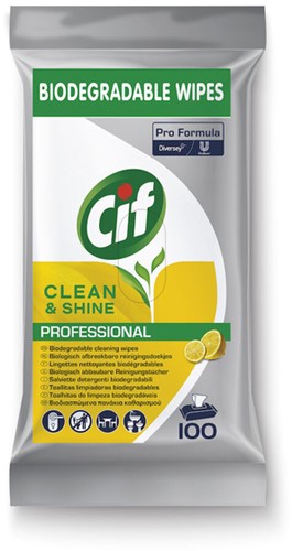 Reinigingsdoekjes CIF Pro formula Multi Clean&Shine 100 stuks