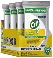 Reinigingsdoekjes CIF Pro formula Multi Clean&Shine 100 stuks-3