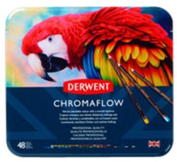 Kleurpotloden Derwent Chromaflow set à 48 kleuren